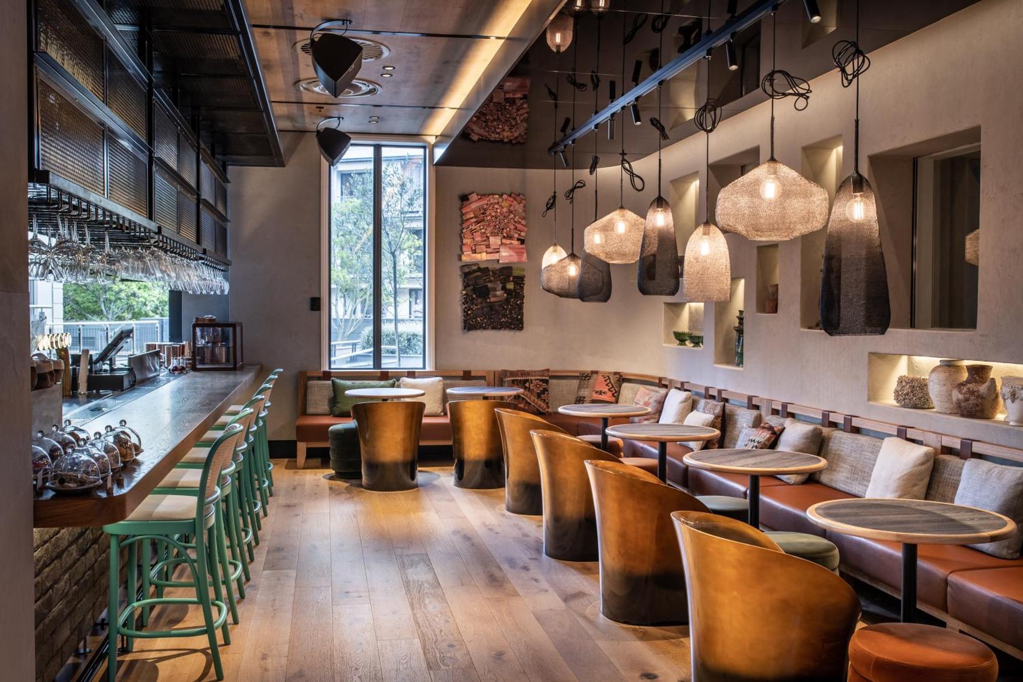 ホテル Qt オークランド エクステリア 写真 Interior of the restaurant
